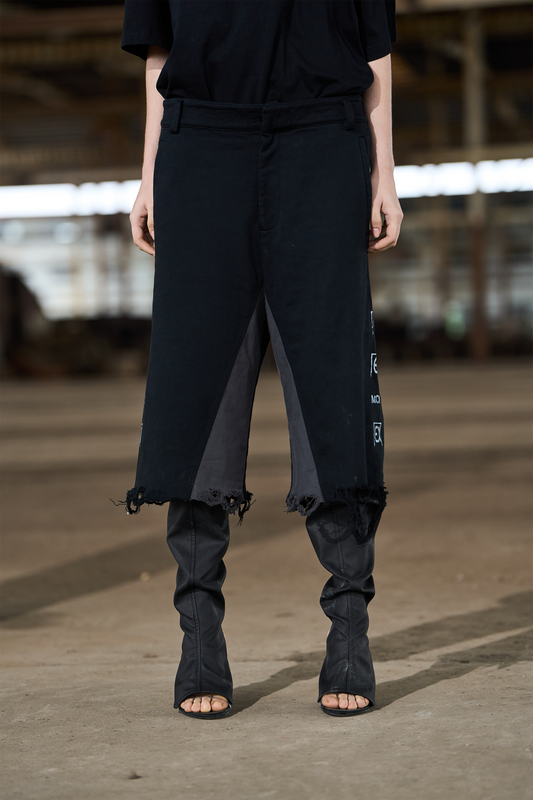 Blindnoplan EXITMODE BLINDNOPLAN 24SS Washed printed shorts