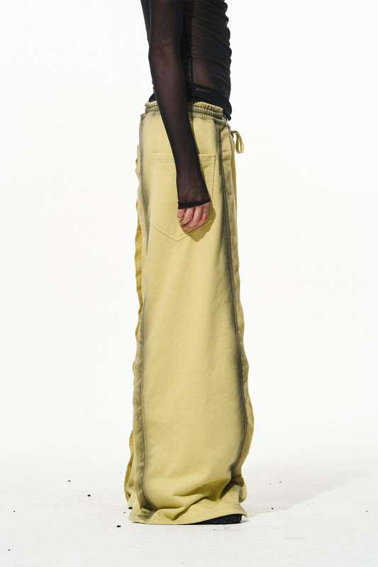 Blindnoplan BLINDNOPLAN 24AW Wash water to do old damage misplaced patchwork sweatpants