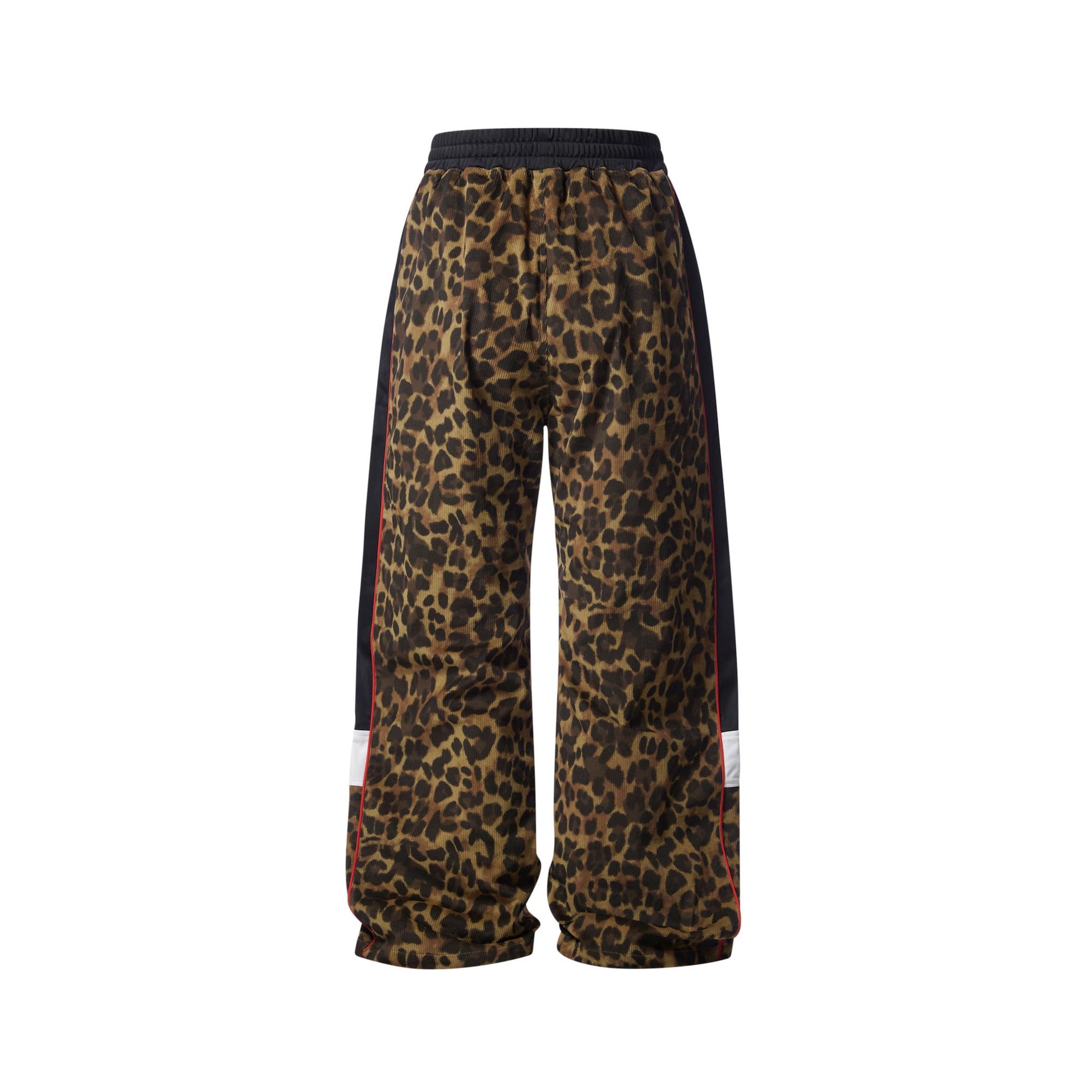 BLIND NO PLAN EXITMODE 26SS Retro Leopard Print Casual Straight Baggy Pants