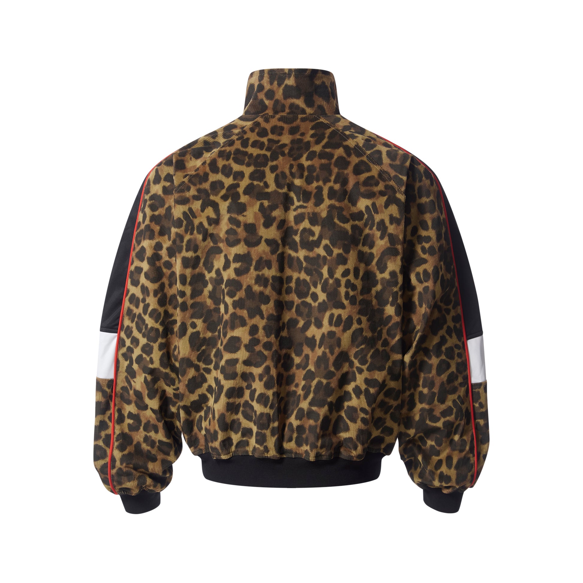 BLIND NO PLAN EXITMODE 26SS Retro American Leopard Print Long Sleeve Jacket