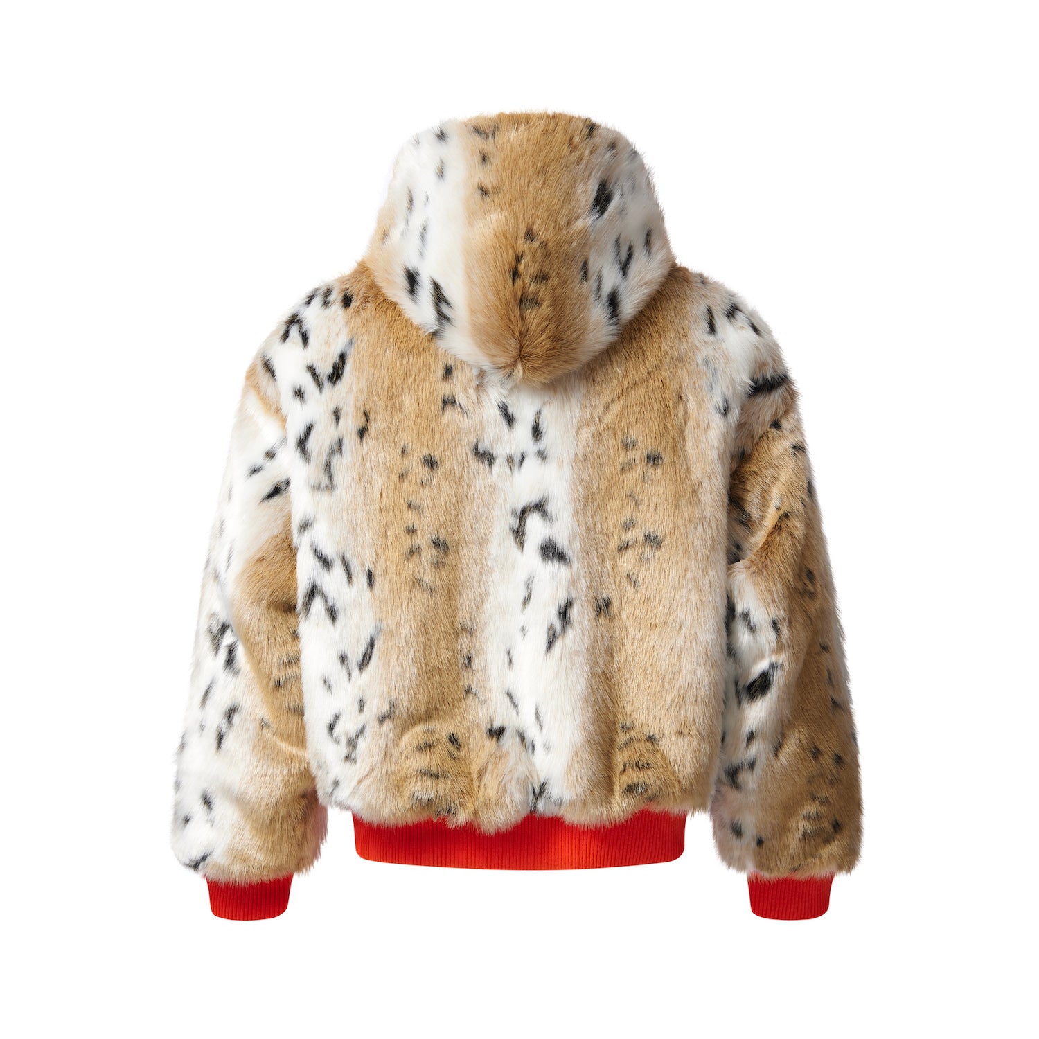 BLIND NO PLAN EXITMODE BY BLINDNOPLAN 25AW Reversible Plush Winter Jacket – Leopard Print