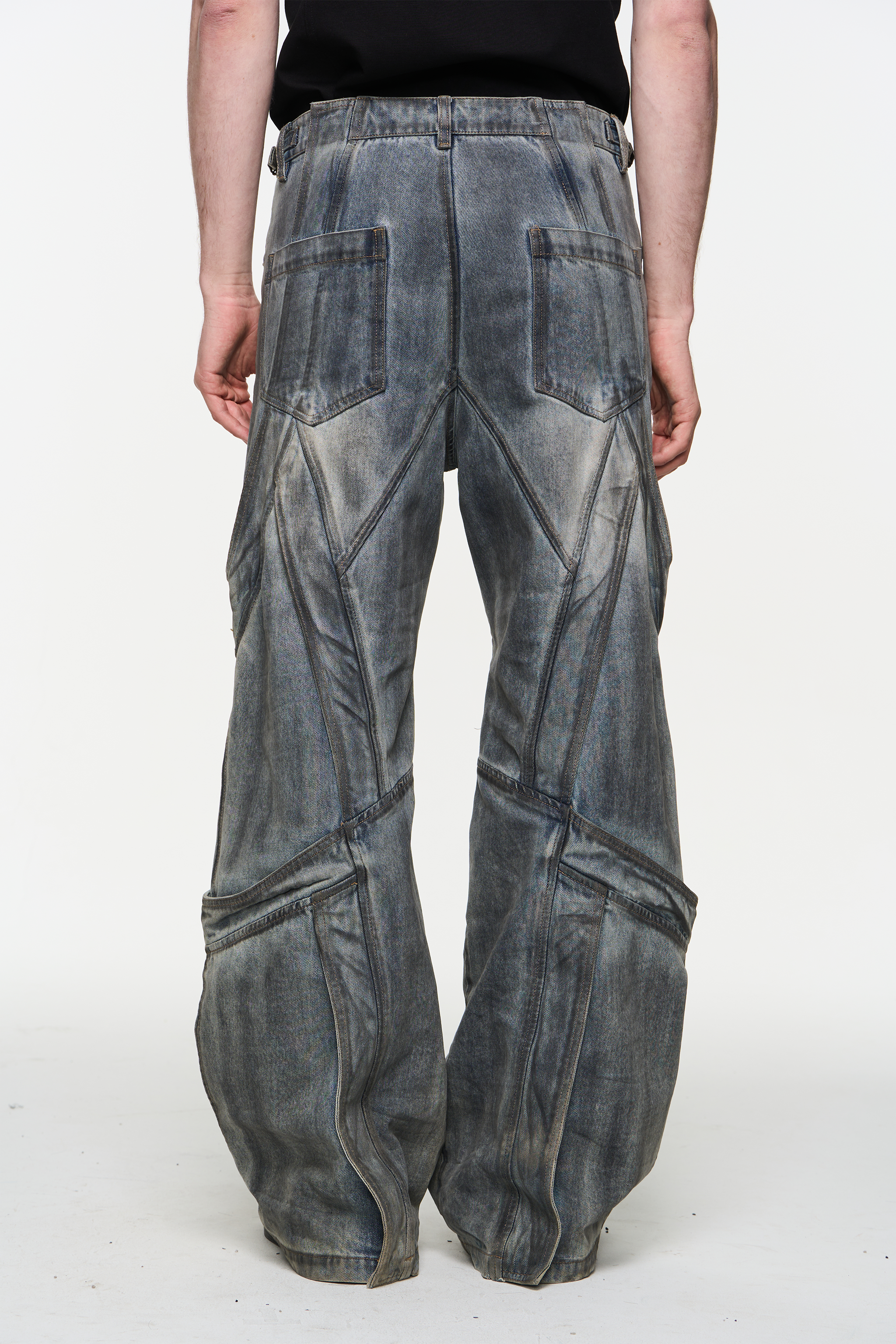 BLINDNOPLAN 24SS Fly fry split wash to make old jeans – BLIND NO PLAN BLINDNOPLAN 24SS Fly fry split wash to make old jeans – BLIND NO PLAN