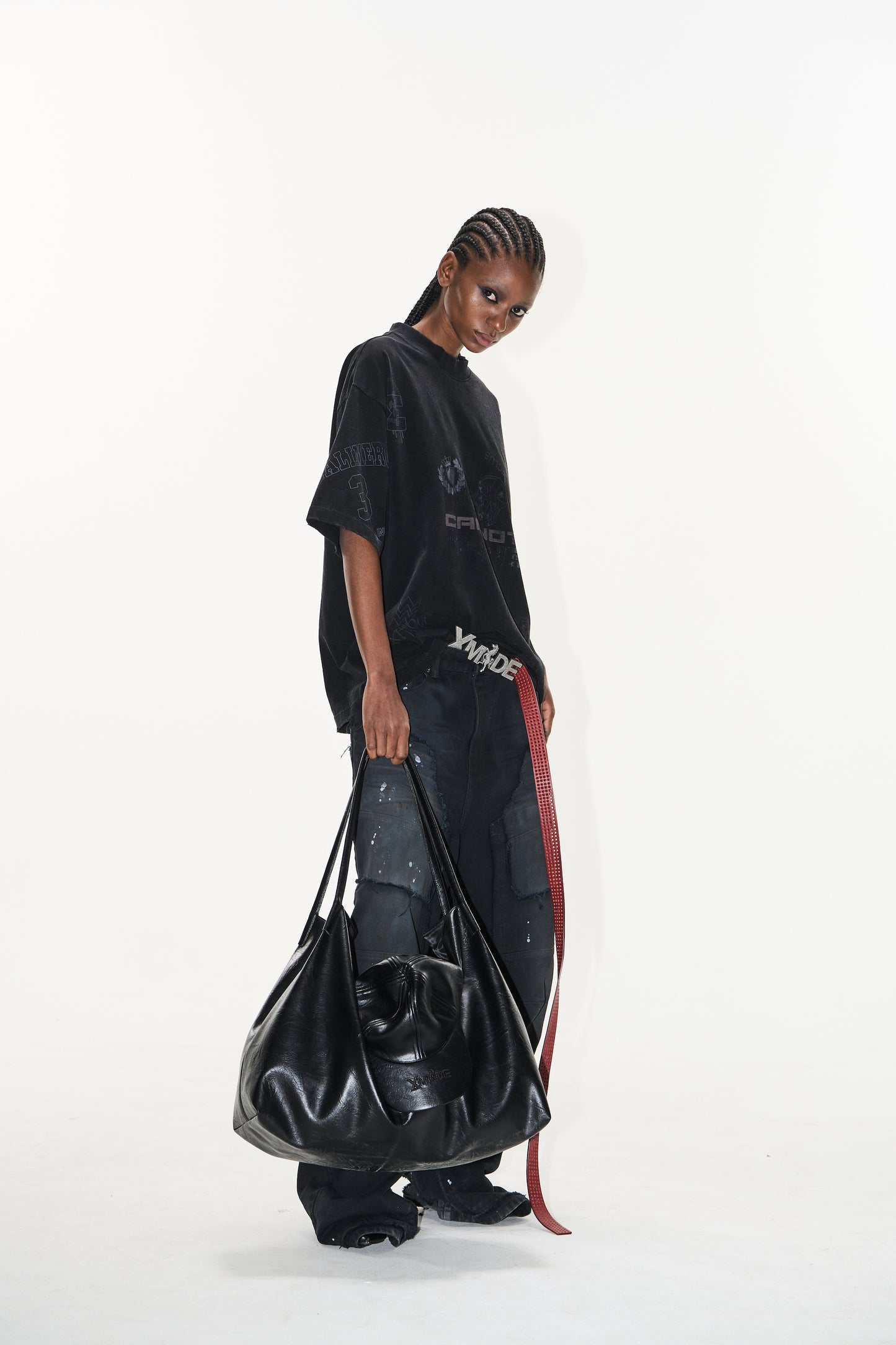 EXITMODE BY BLINDNOPLAN 25SS Make old graffiti T-shirts