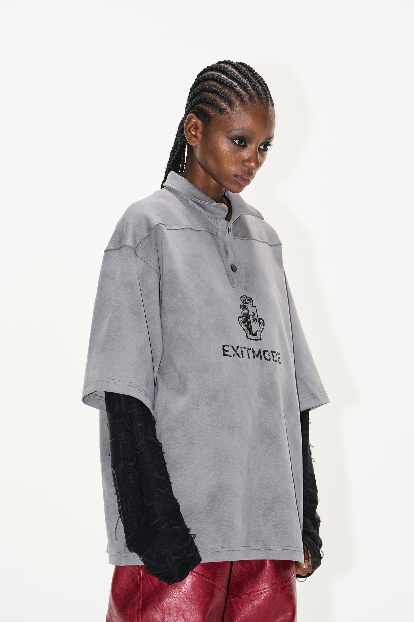 EXITMODE BY BLINDOPLAN 5StainedPolo T-shirt