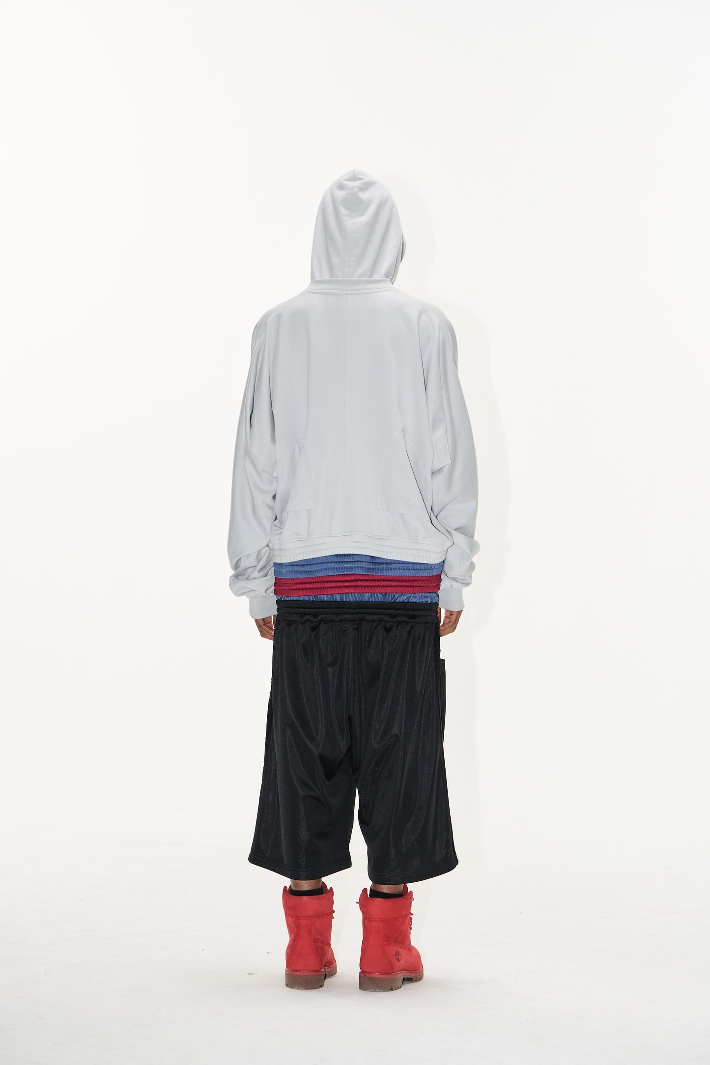EXITMODE BY BLINDNOPLAN 25SS Multi-layer waist hoodie