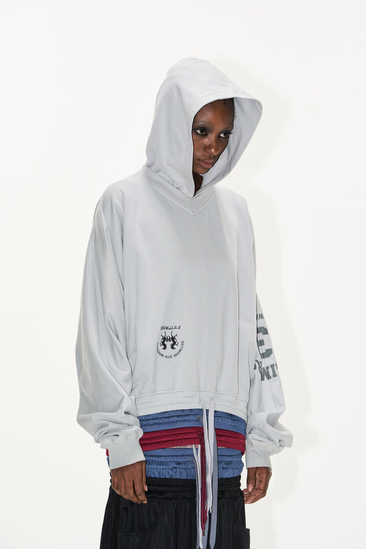 BLINDNOPLAN EXITMODE BY BLINDNOPLAN 25SS Multi-layer waist hoodie