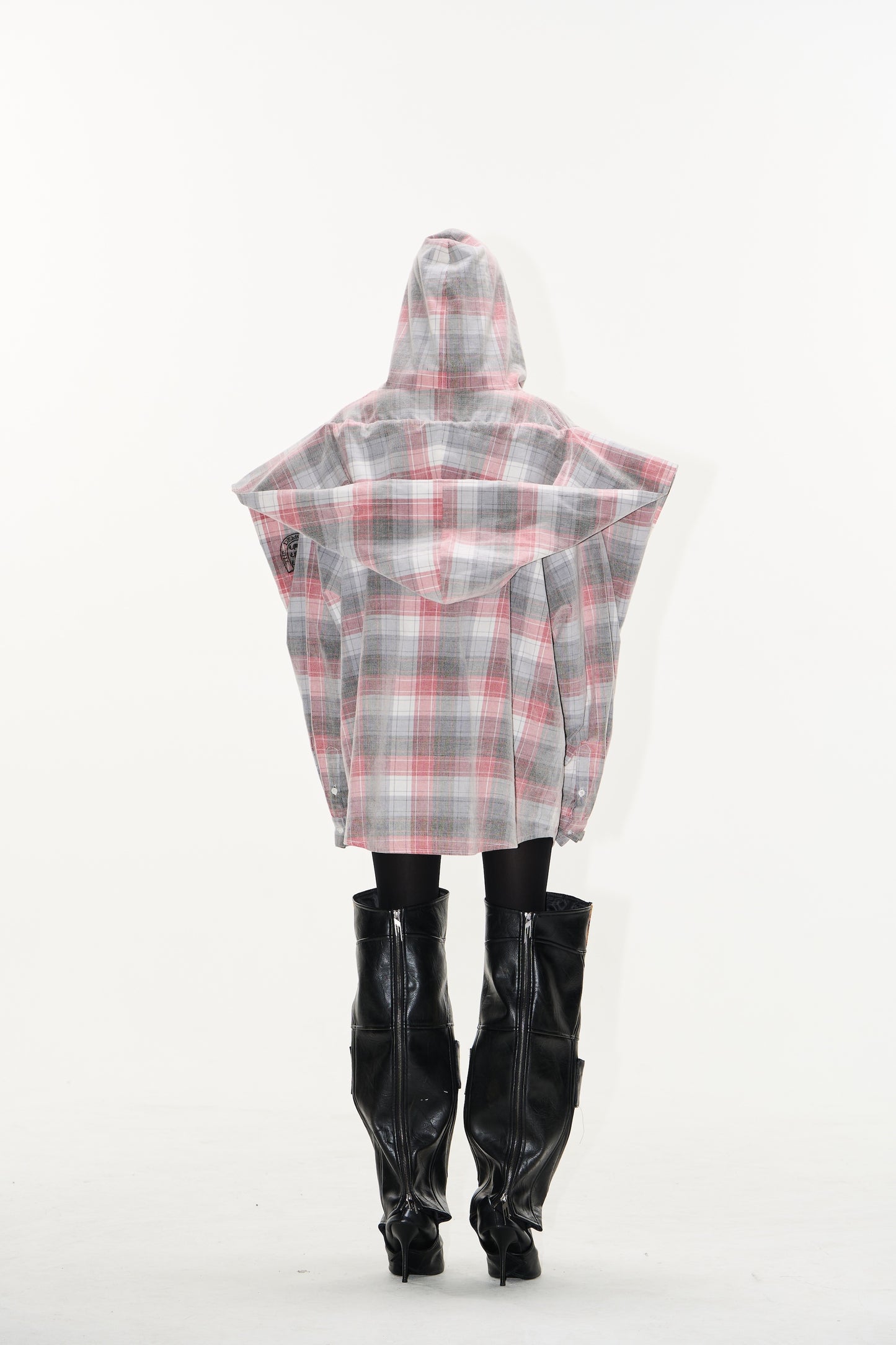 EXITMODE BY BLINDNOPLAN 25SS Washed cross horse Mask hoodie