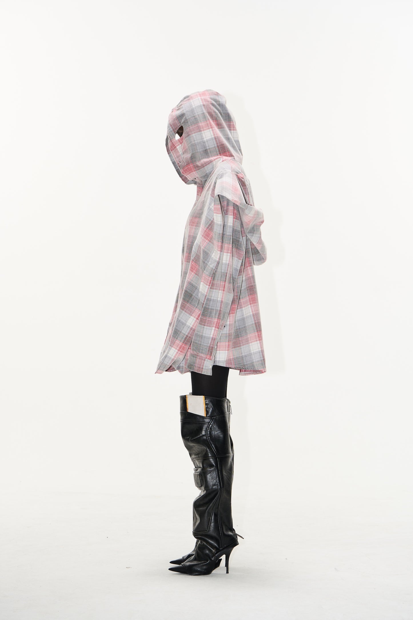 EXITMODE BY BLINDNOPLAN 25SS Washed cross horse Mask hoodie