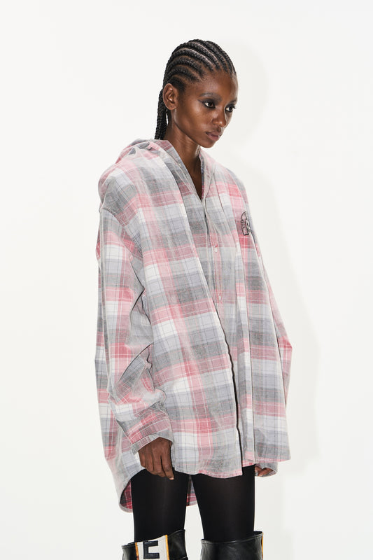BLINDNOPLAN EXITMODE BY BLINDNOPLAN 25SS Washed cross horse Mask hoodie