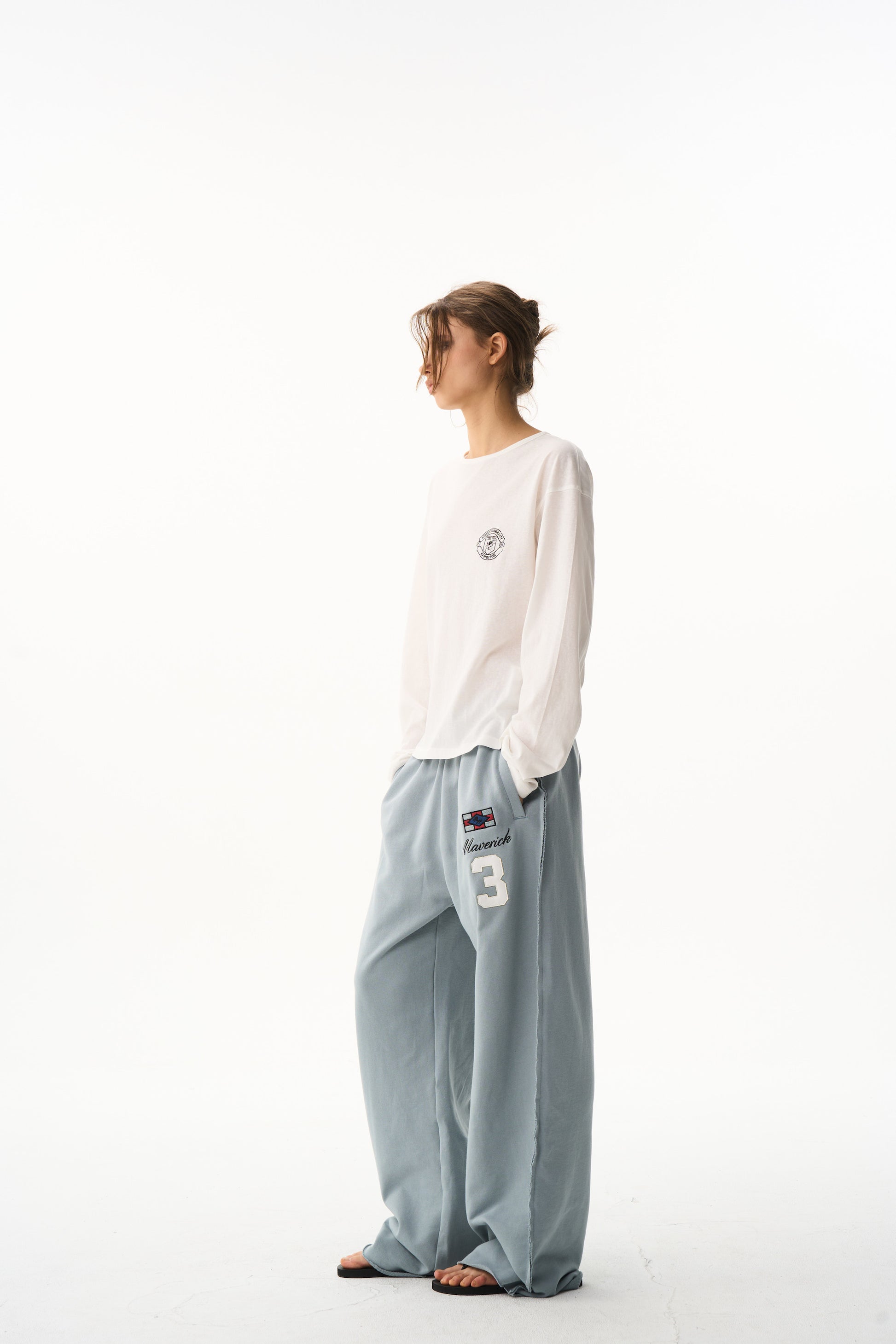 BLIND NO PLAN EXITMODE 26SS Unisex Colorful Embroidered Sweatpants