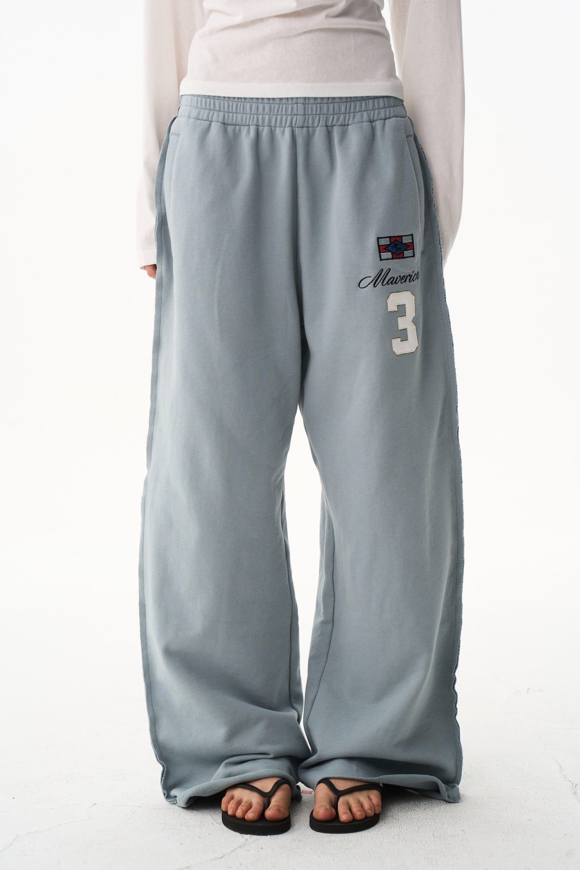 BLIND NO PLAN EXITMODE 26SS Unisex Colorful Embroidered Sweatpants