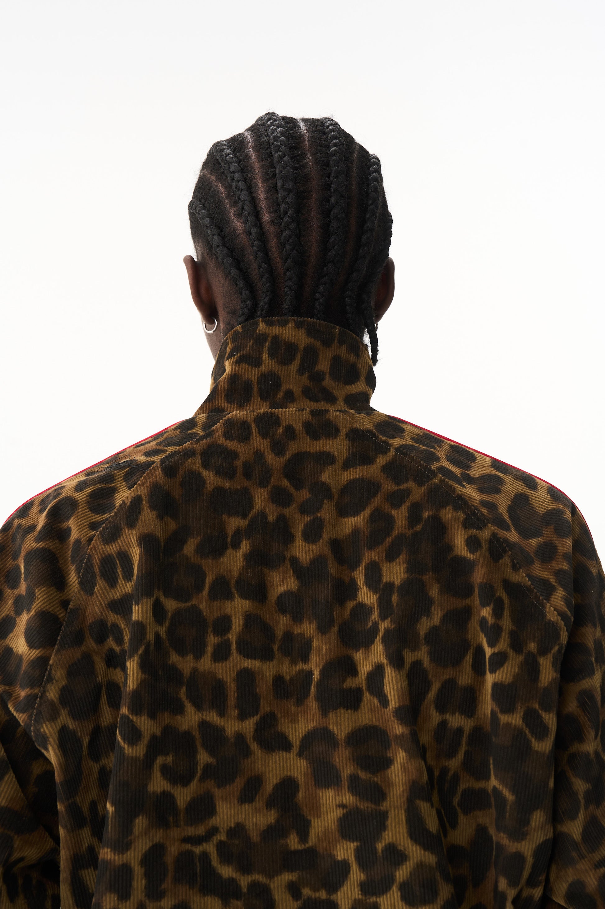 BLIND NO PLAN EXITMODE 26SS Retro American Leopard Print Long Sleeve Jacket