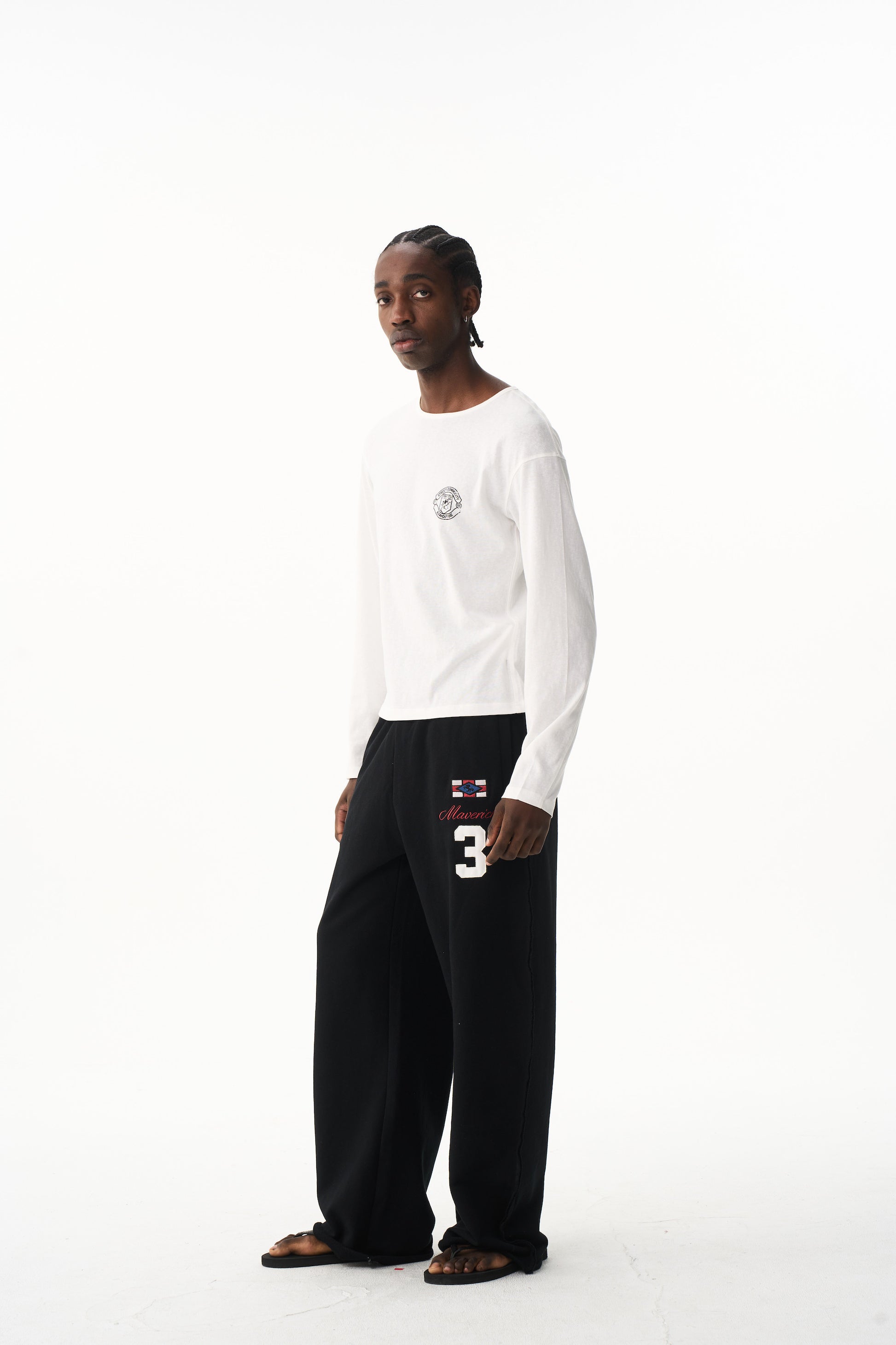 BLIND NO PLAN EXITMODE 26SS Unisex Colorful Embroidered Sweatpants