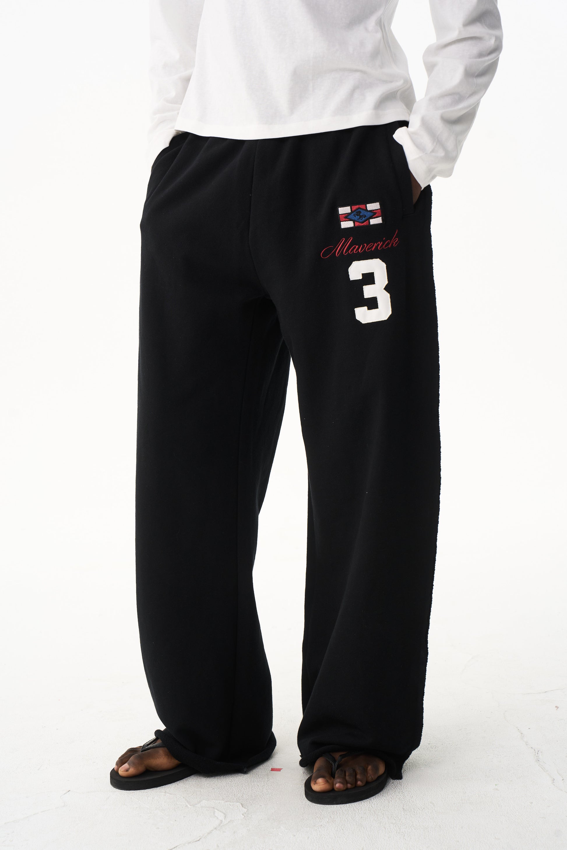 BLIND NO PLAN EXITMODE 26SS Unisex Colorful Embroidered Sweatpants