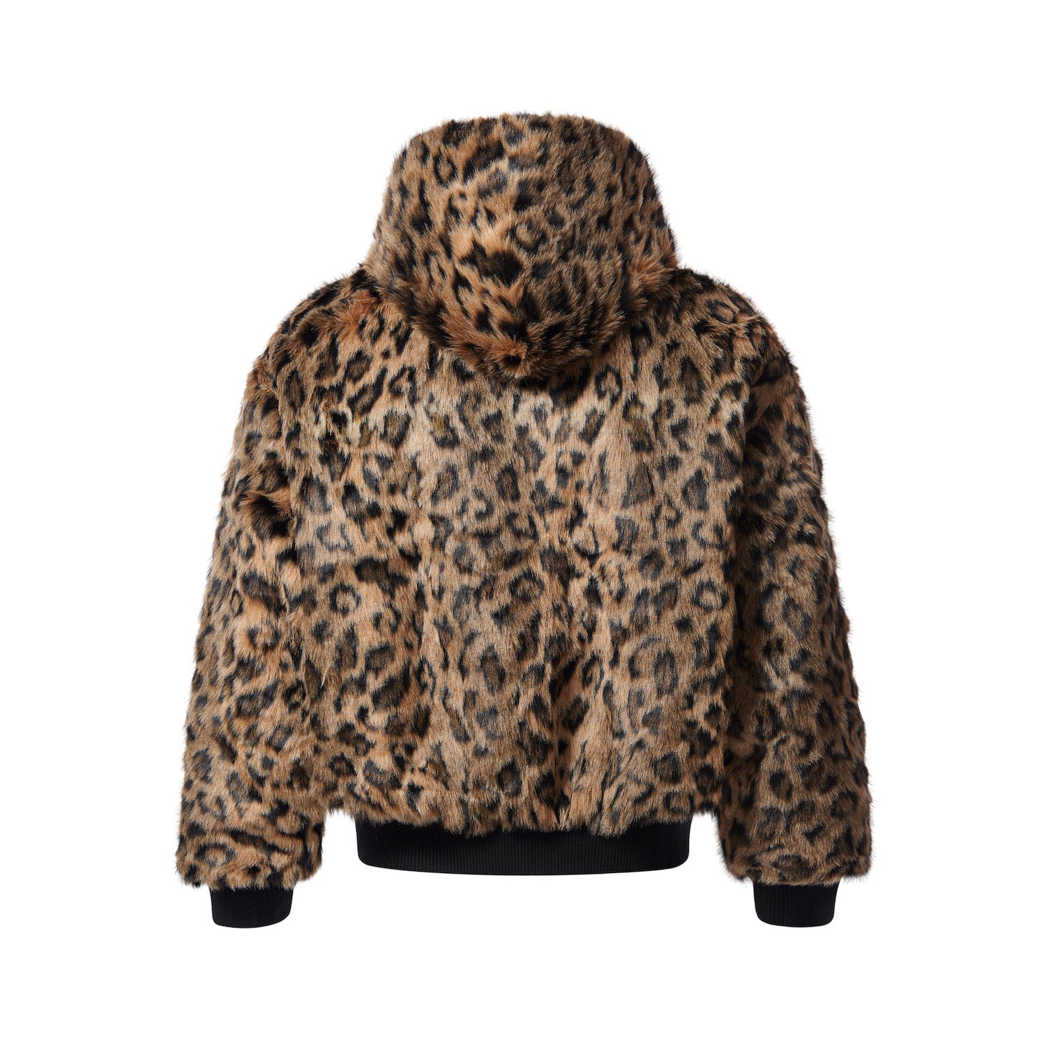 BLIND NO PLAN EXITMODE BY BLINDNOPLAN 25AW Reversible Plush Winter Jacket – Leopard Print