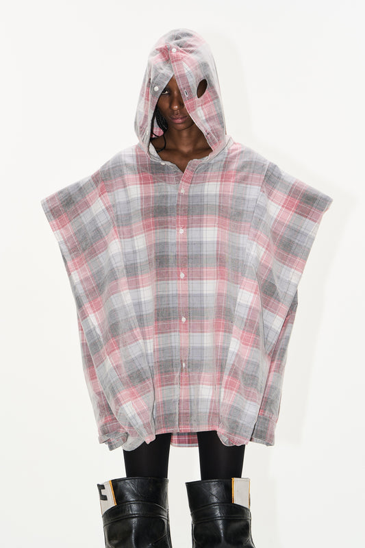 EXITMODE BY BLINDNOPLAN 25SS Washed cross horse Mask hoodie