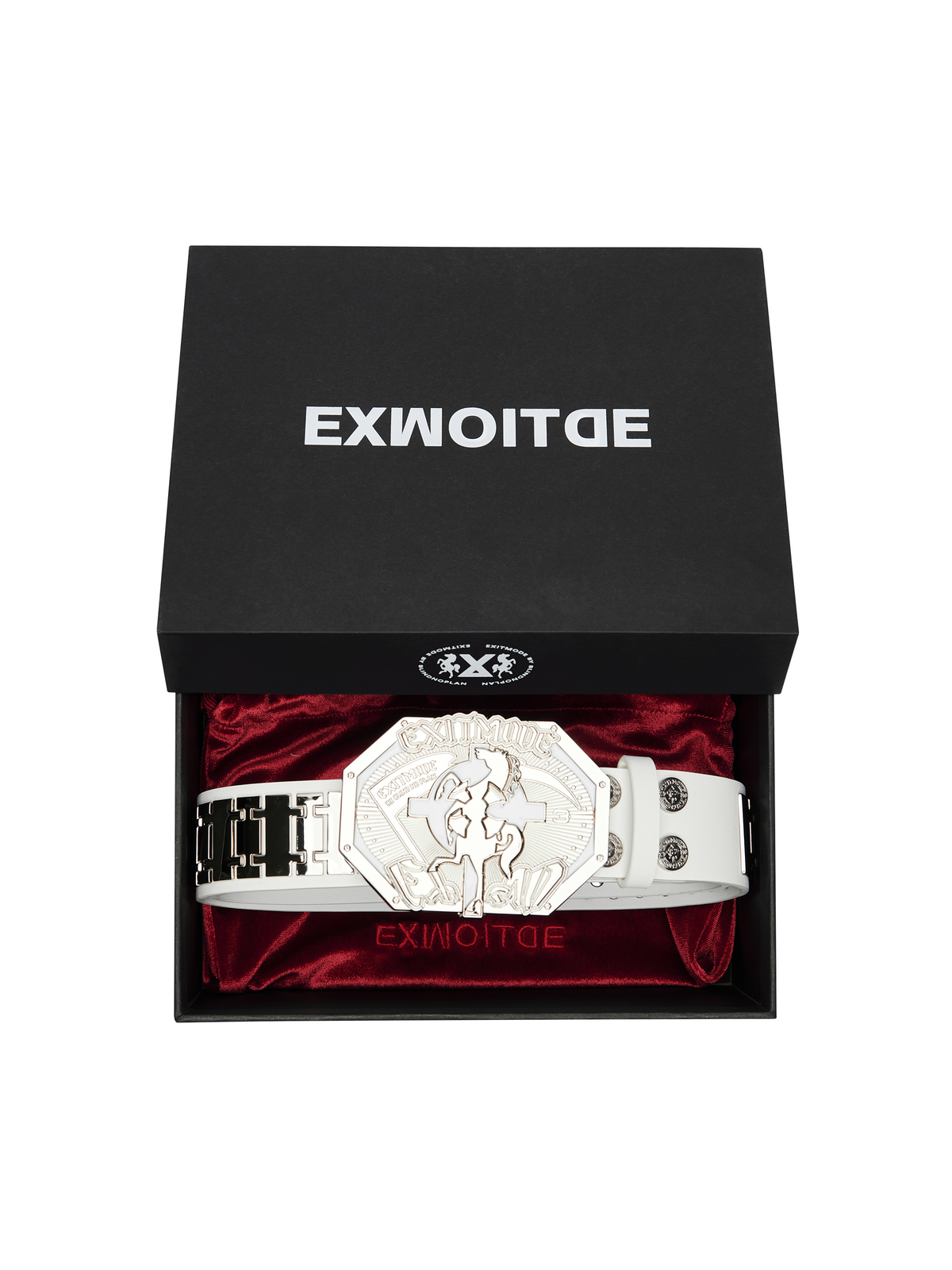 EXITMODE EXITMODE Clin Series Dial War Horse Belt （white）