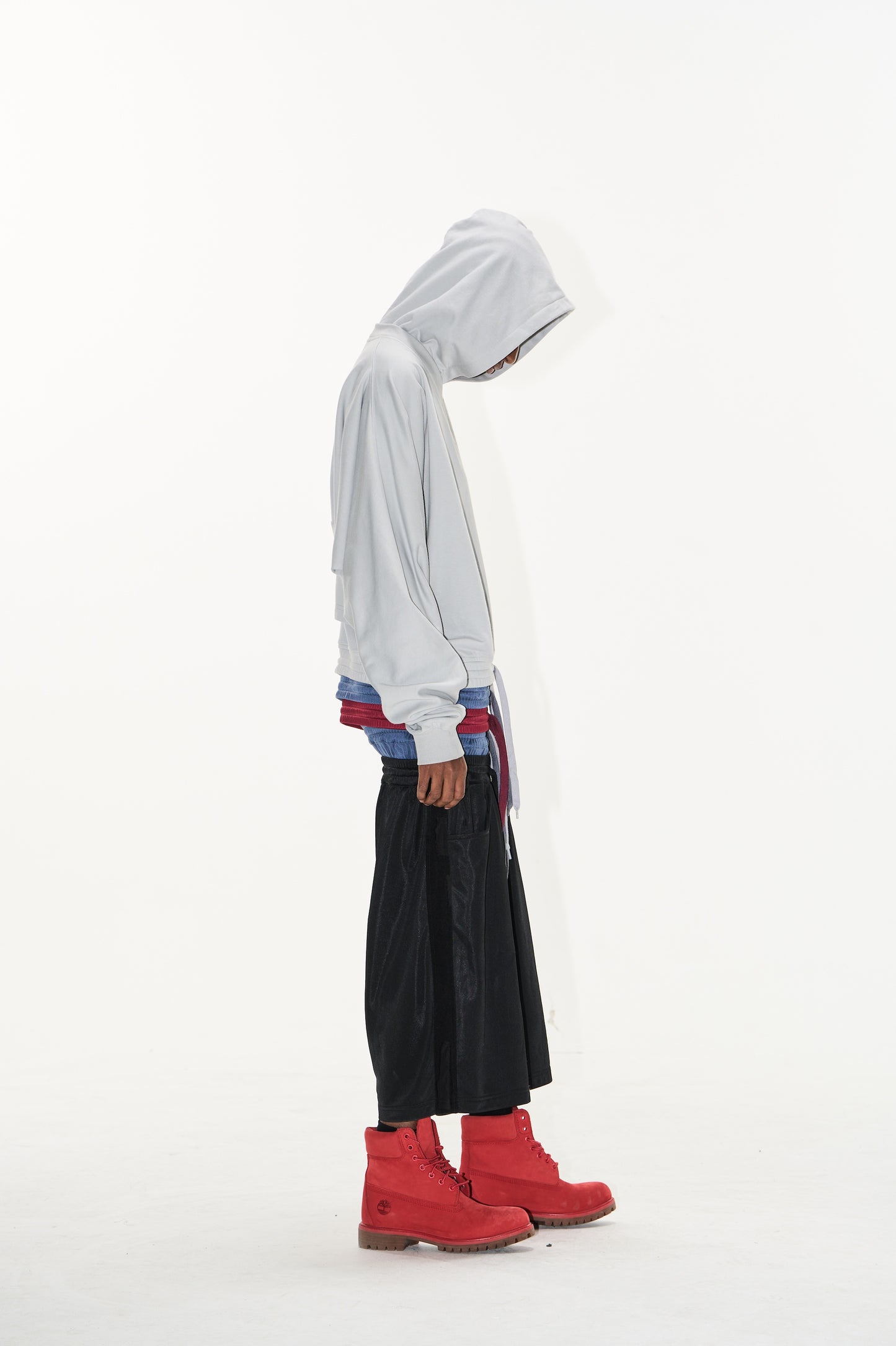 EXITMODE BY BLINDNOPLAN 25SS Multi-layer waist hoodie