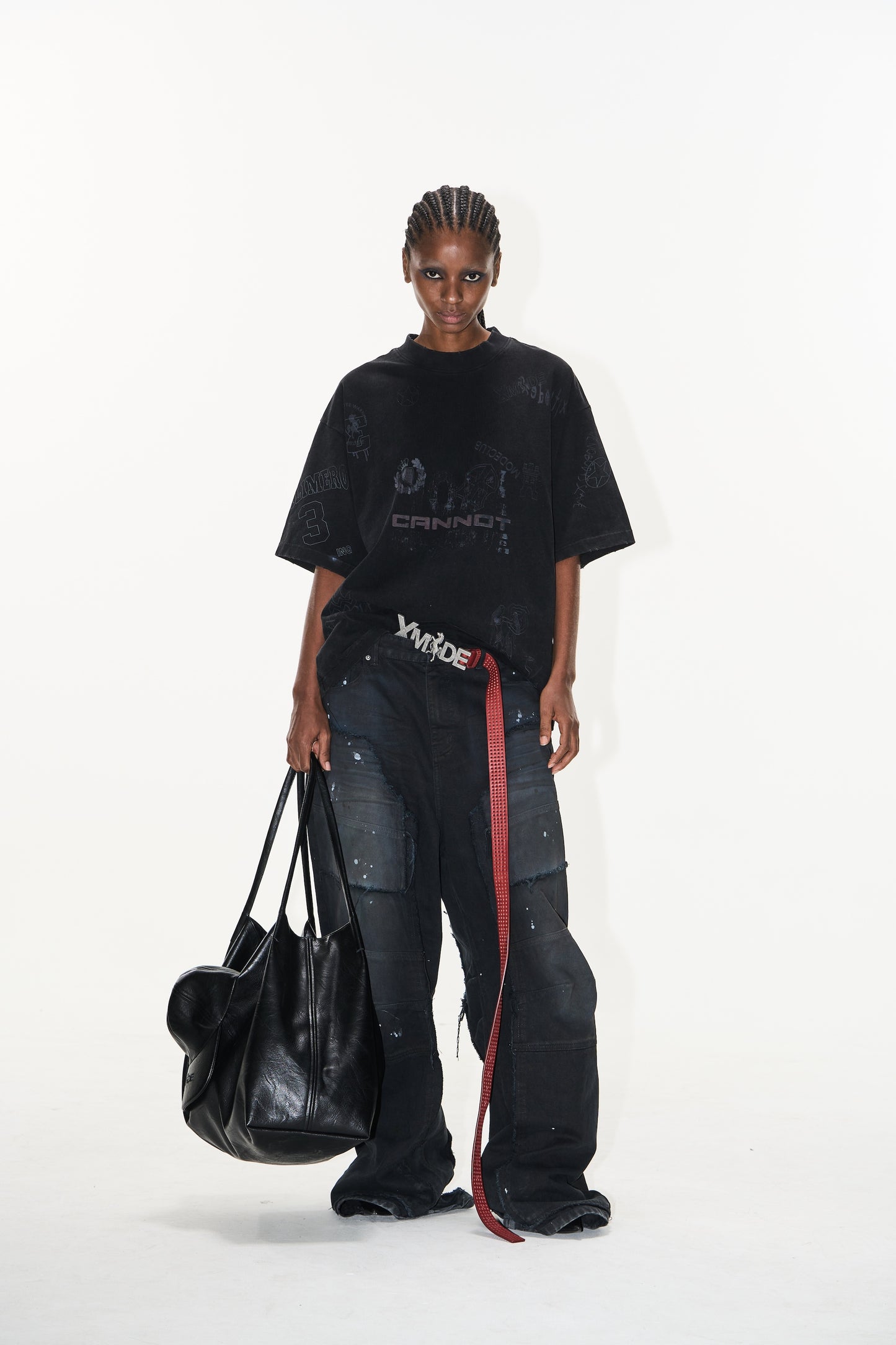 EXITMODE BY BLINDNOPLAN 25SS Make old graffiti T-shirts