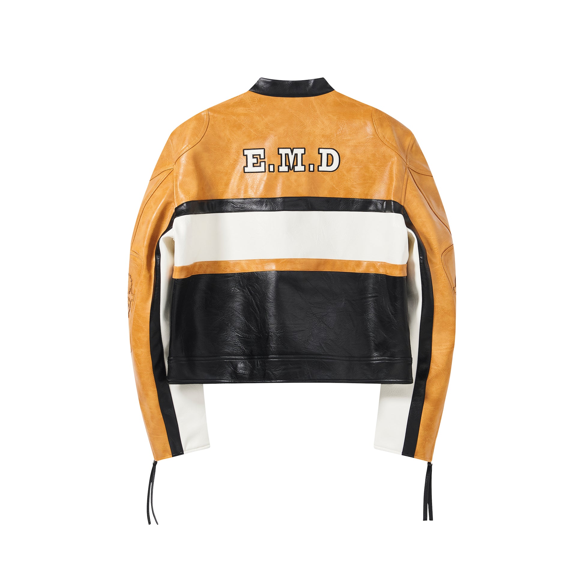 BLIND NO PLAN EXITMODE BY BLINDNOPLAN 25AW Colorblock Short Leather Sports Jacket