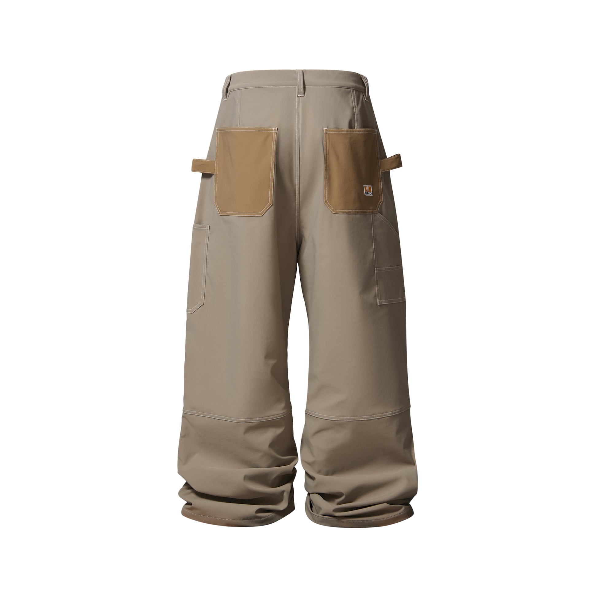 BLIND NO PLAN EXITMODE 26SS Color-Block Quilted Lumber Pants