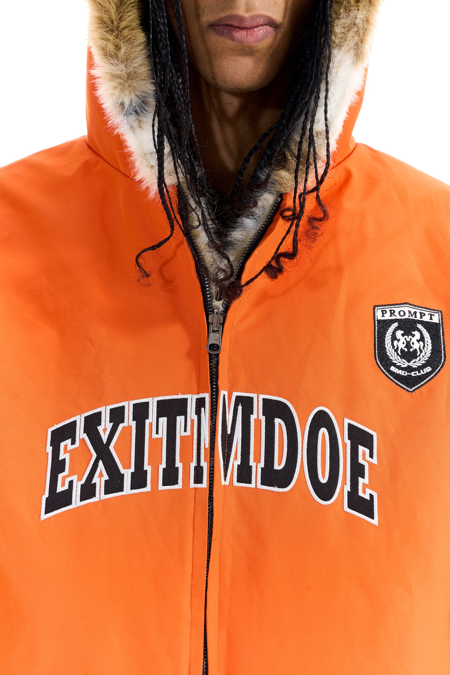 BLIND NO PLAN EXITMODE BY BLINDNOPLAN 25AW Reversible Plush Winter Jacket – Leopard Print