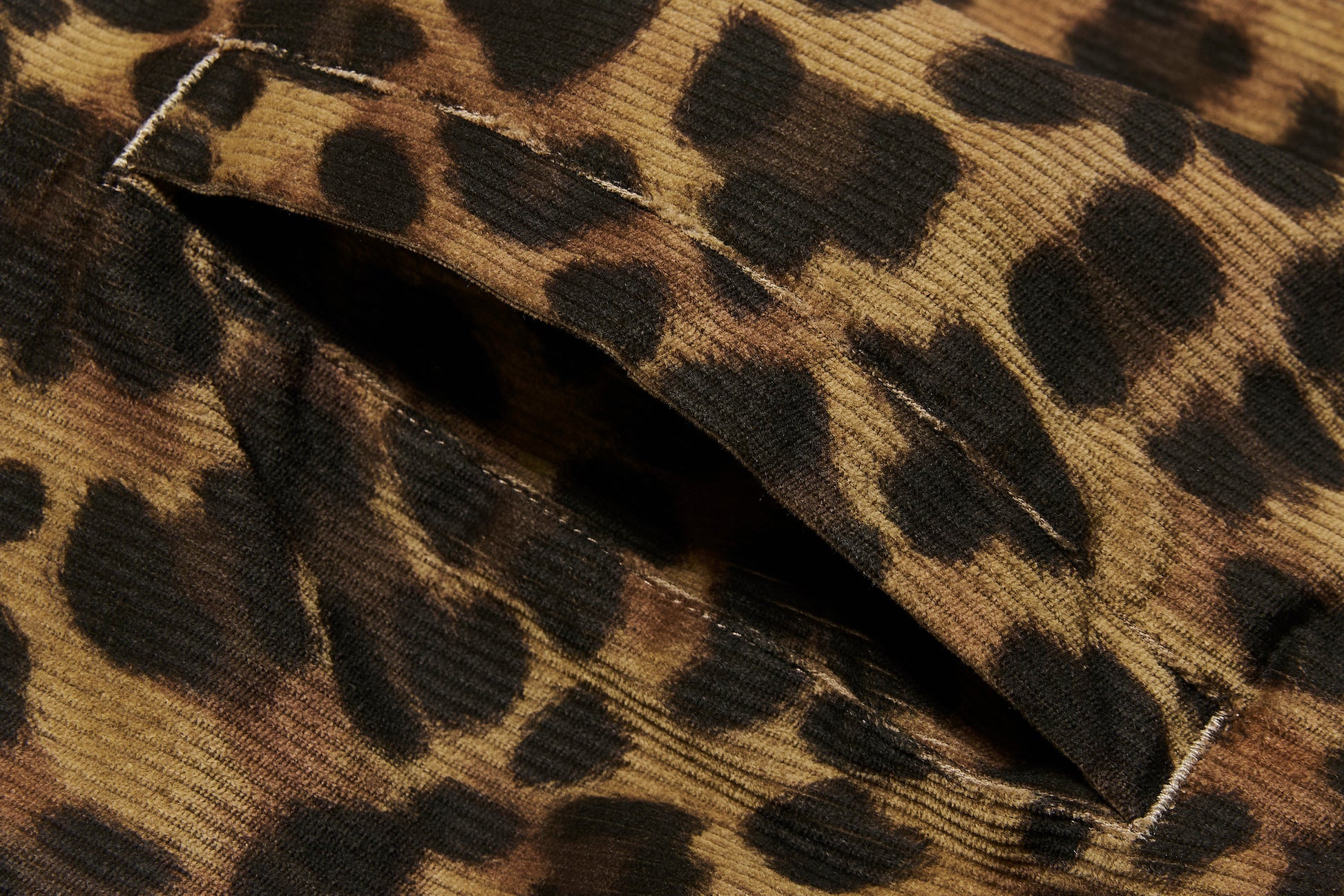 BLIND NO PLAN EXITMODE 26SS Retro American Leopard Print Long Sleeve Jacket