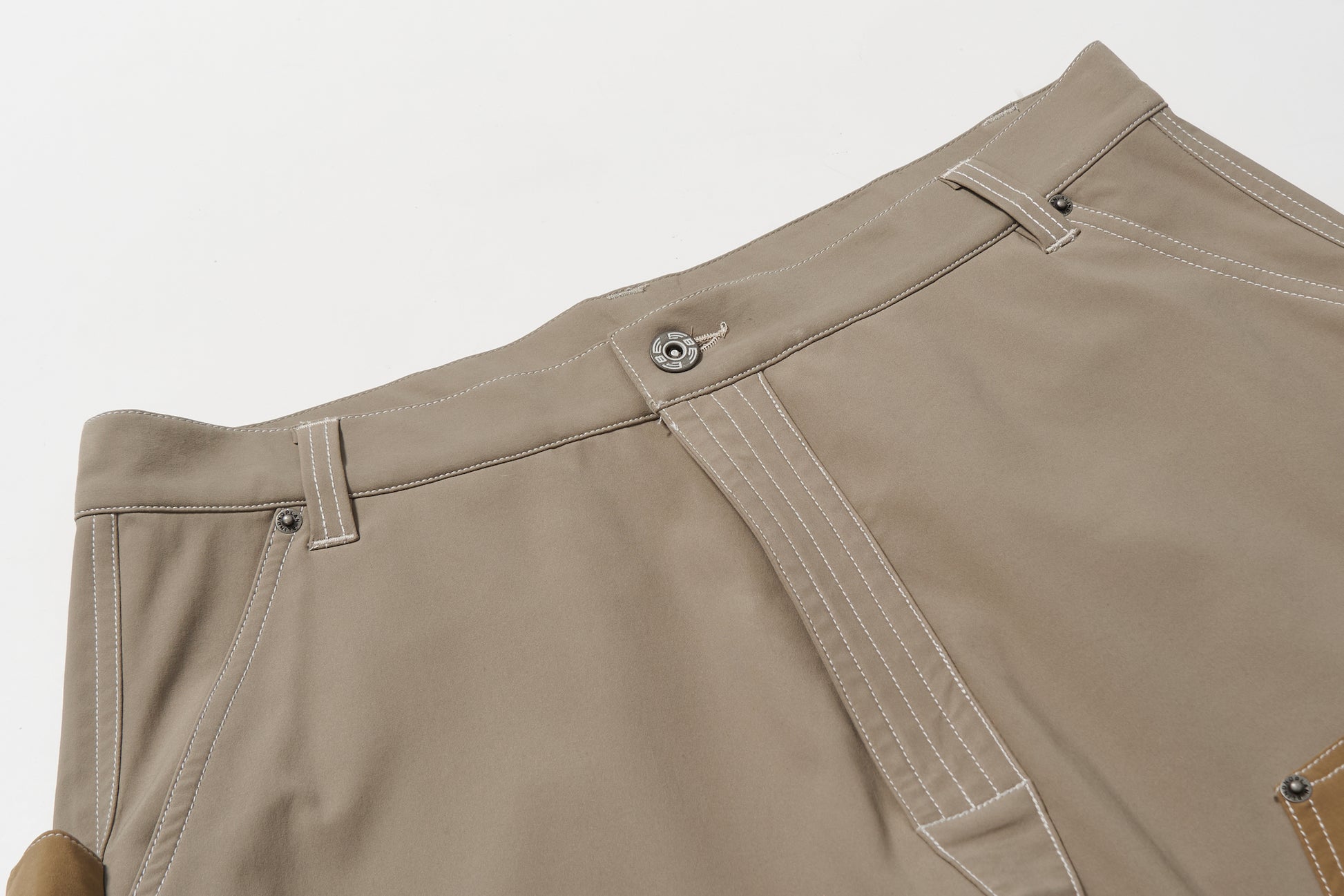 BLIND NO PLAN EXITMODE 26SS Color-Block Quilted Lumber Pants