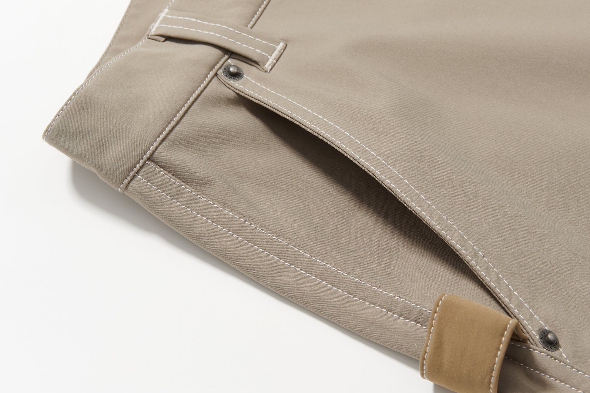 BLIND NO PLAN EXITMODE 26SS Color-Block Quilted Lumber Pants