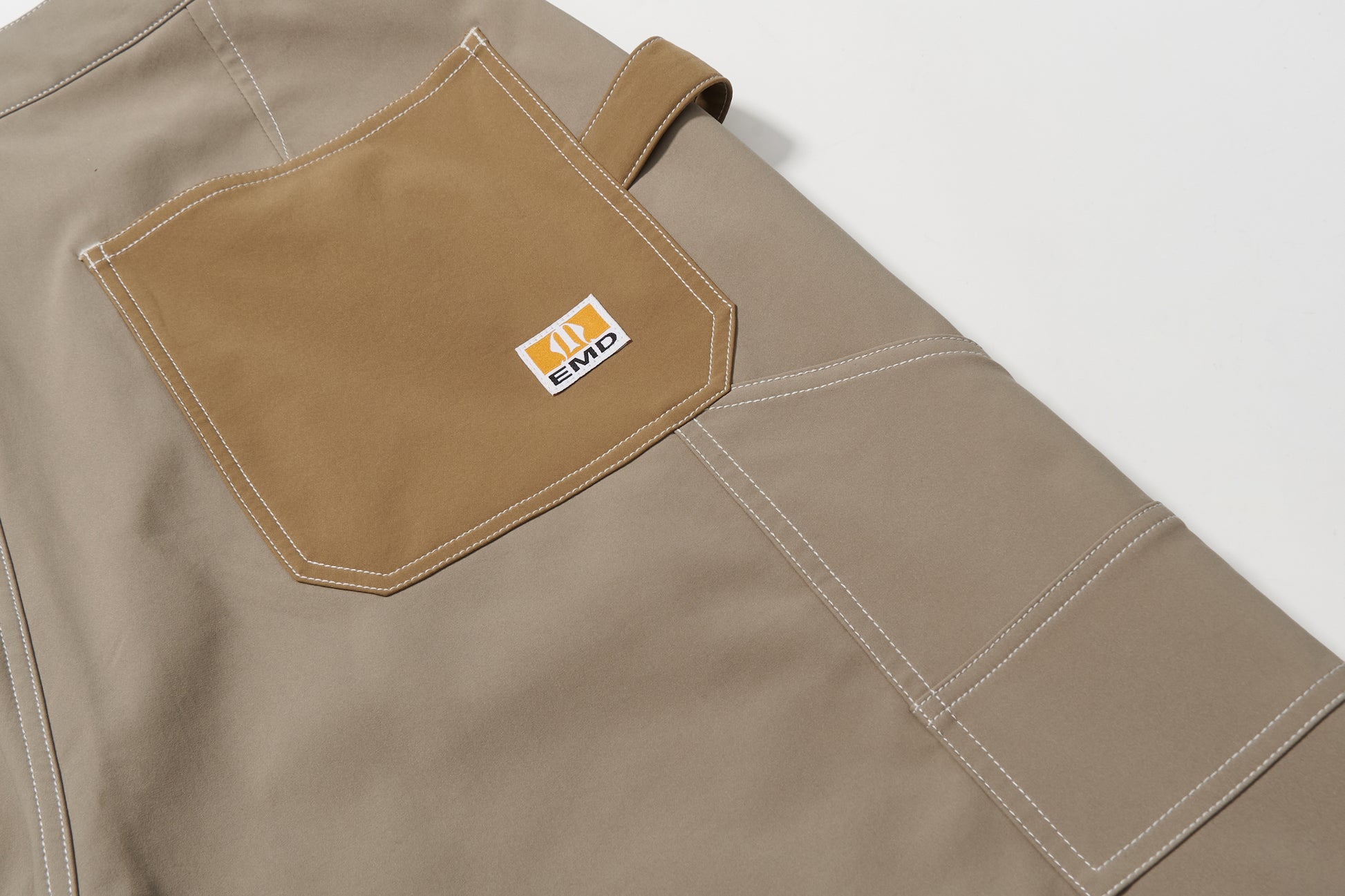 BLIND NO PLAN EXITMODE 26SS Color-Block Quilted Lumber Pants