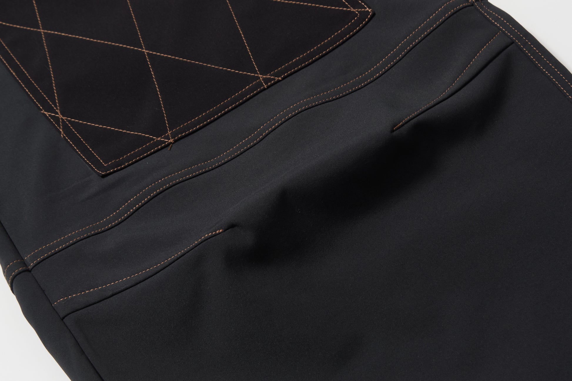 BLIND NO PLAN EXITMODE 26SS Color-Block Quilted Lumber Pants