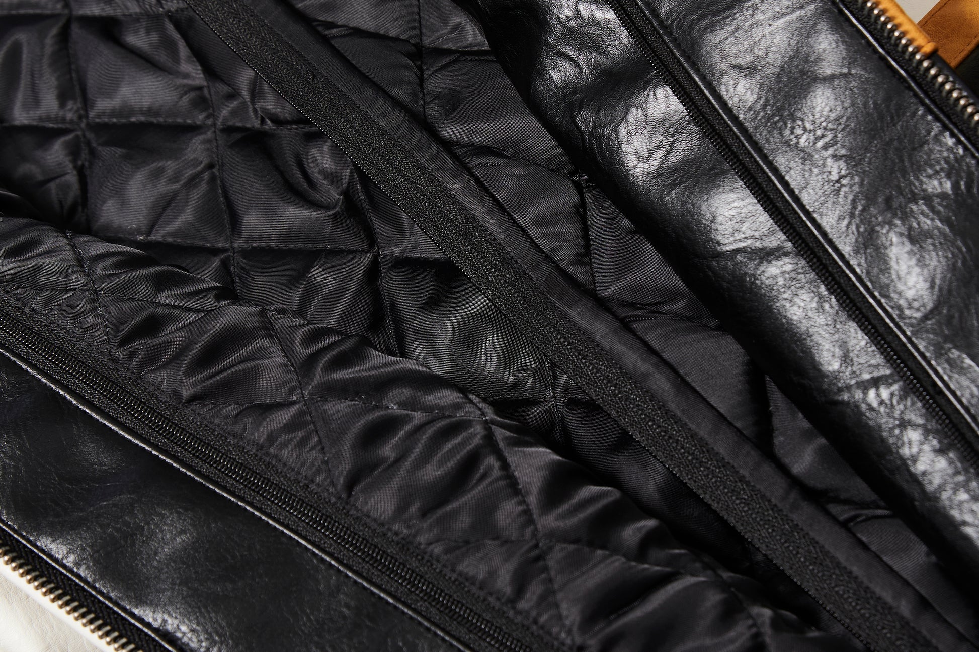 BLIND NO PLAN EXITMODE BY BLINDNOPLAN 25AW Colorblock Short Leather Sports Jacket