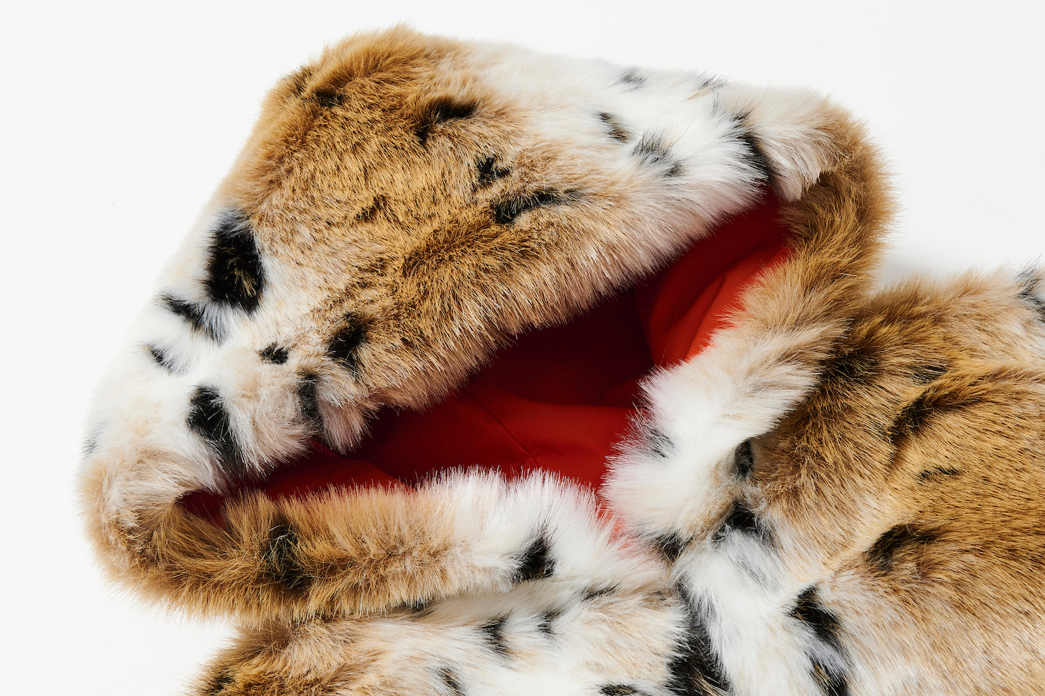 BLIND NO PLAN EXITMODE BY BLINDNOPLAN 25AW Reversible Plush Winter Jacket – Leopard Print
