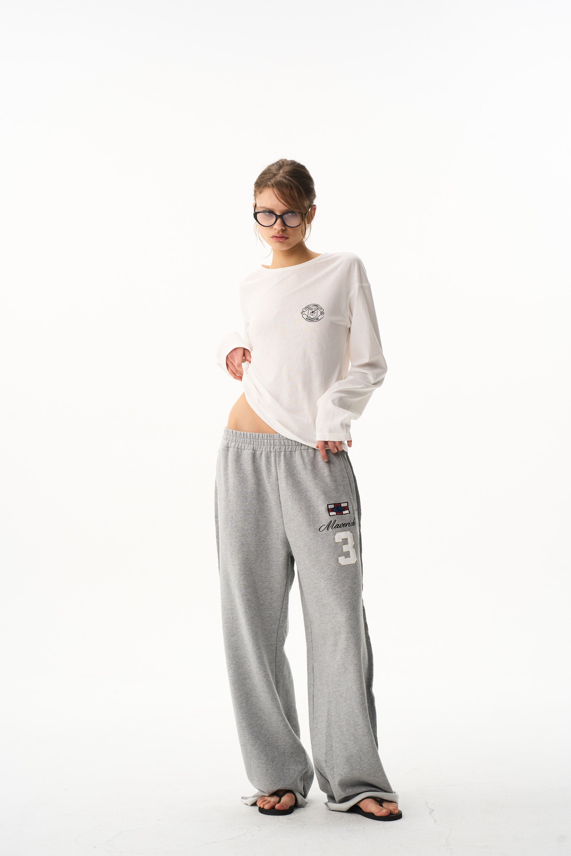 BLIND NO PLAN EXITMODE 26SS Unisex Colorful Embroidered Sweatpants